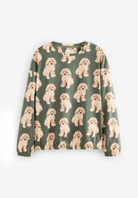 Next TALL - REGULAR FIT SET - Komplet pidžame - sage green charlie the cockapoo