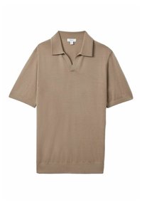 Reiss REGULAR FIT - DUCHIE OPEN COLLAR  - Poloshirts - camel