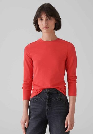 OPUS SLIM FIT - Long sleeved top - sweet red
