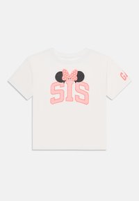 GAP - FAM LOGO TEE GIRLS - T-shirts med print - white Miniatyrbilde 1