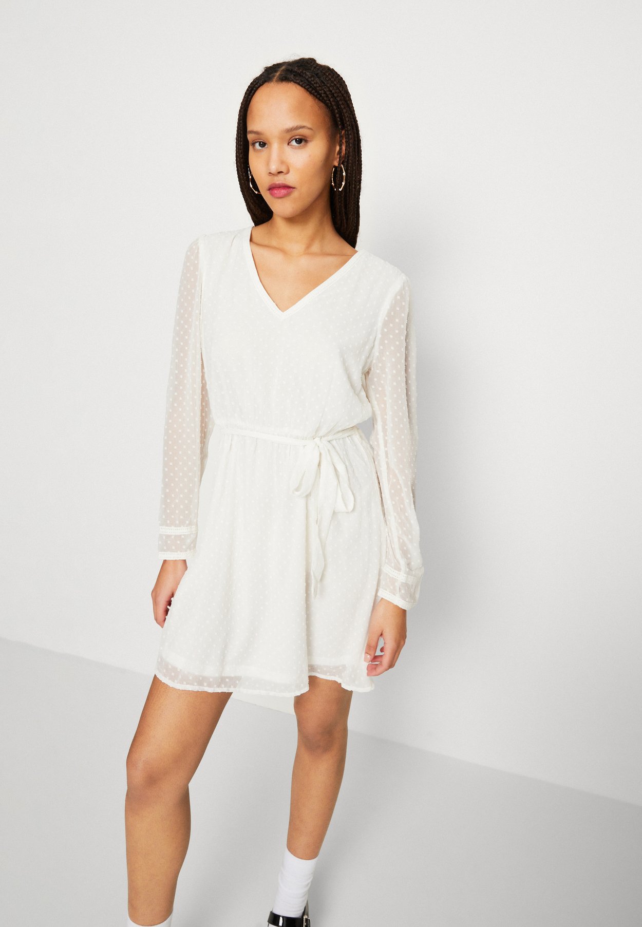 ONLLOTTE V NECK MINI DRESS