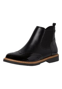 s.Oliver CHELSEA - Boots à talons - black comb