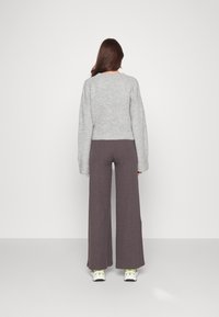 MAMALICIOUS MLSVALA CROP - Jumper - light grey
