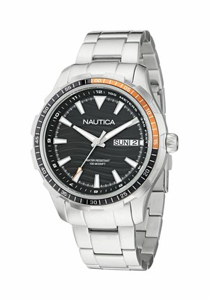 Uhr - silver tone and black