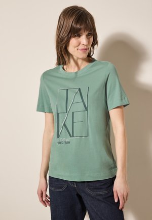 Cecil T-Shirt print - grün
