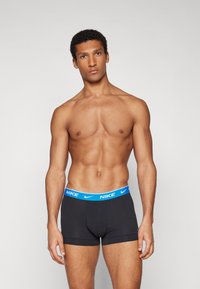 Nike Underwear TRUNK 3 PACK - Boxerbriefs - black/light blue