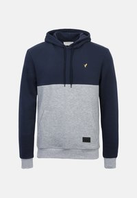 Unselected, navy/light grey melange