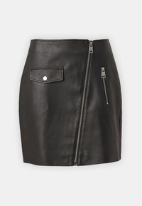 ONLVERA ZIP - Jupe trapèze - black