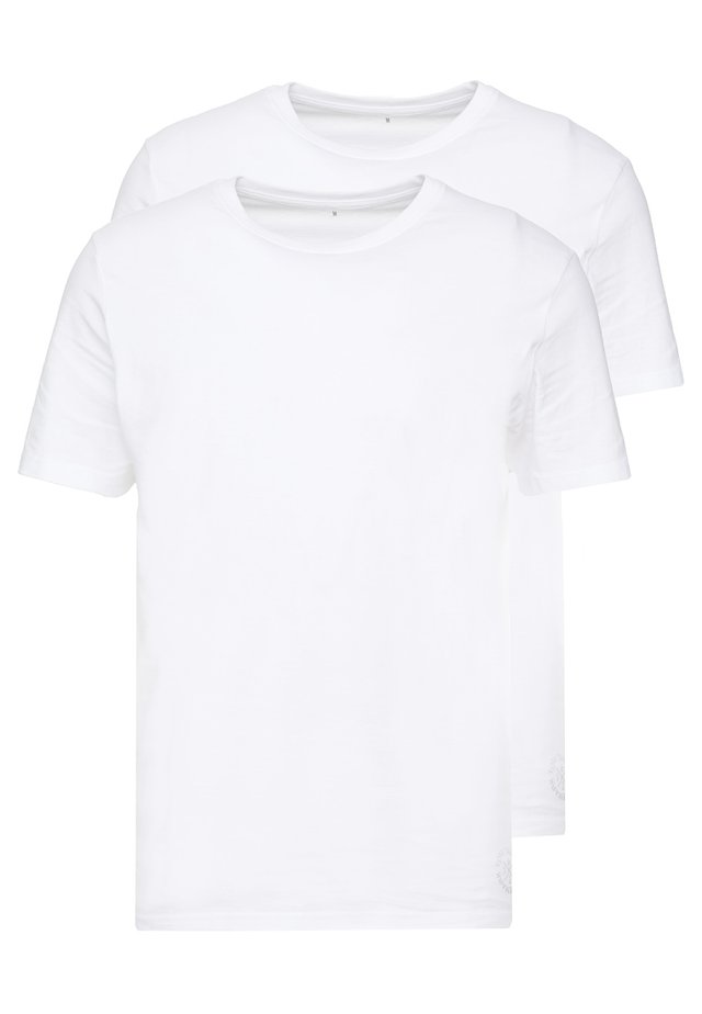 DOUBLE PACK CREW NECK TEE - T-Shirt basic - white