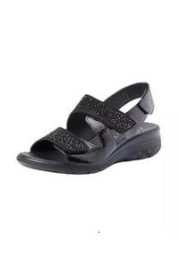 Enval Soft Sandali con zeppa - nero