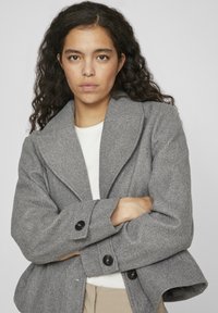 VILA SOLO - Blazer - medium grey melange
