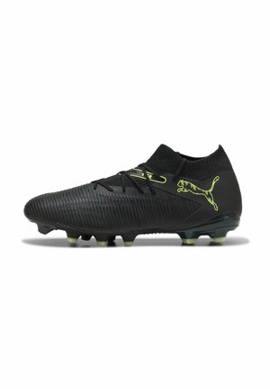 FUTURE 8 MATCH - Football boots firm ground - black fizzy light green terrain