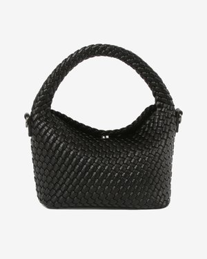 TWIST BRAIDED SOFT STRUCTURE - Handbag - black
