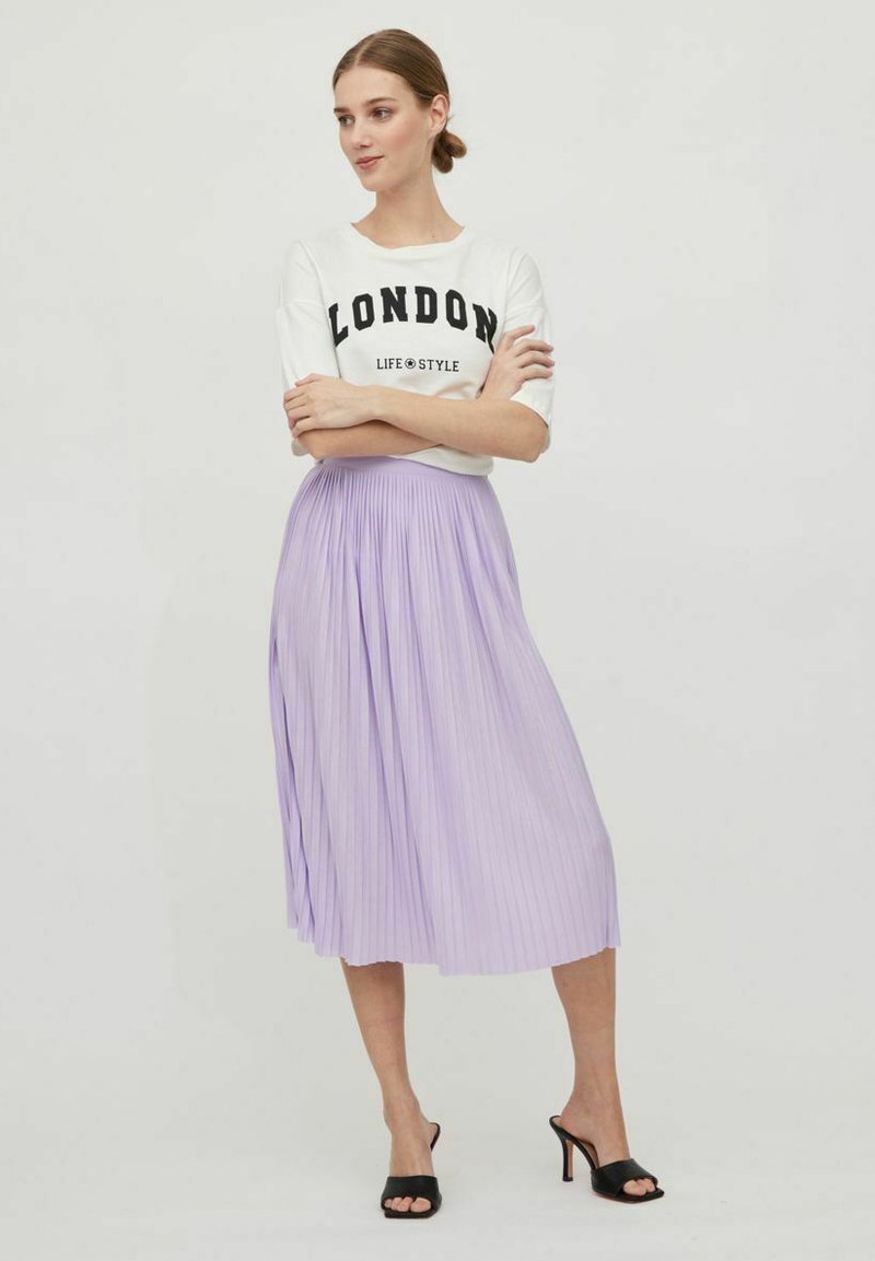 Damen Jeansröcke | Vila Faltenrockpastel lilac/flieder - RK80126 Damen Jeansröcke | Vila Faltenrockpastel lilac/flieder - RK80126