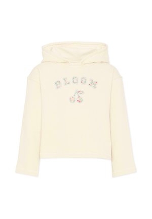 Felpa con cappuccio - ivory