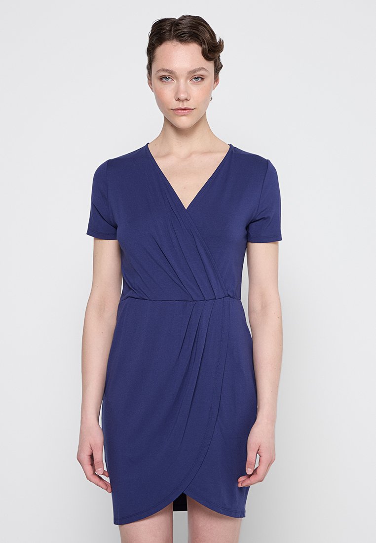 dreimaster Jerseyjurk donkerblauw