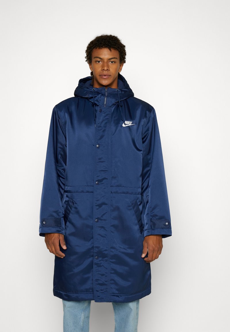 Nike Club Stadium parka jacket in navy