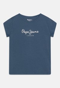 T-Shirt Pepe Jeans Hana Glitter Per Bambine - Cotone Elasticizzato, Maniche Corte E Logo Frontale - Foto 5