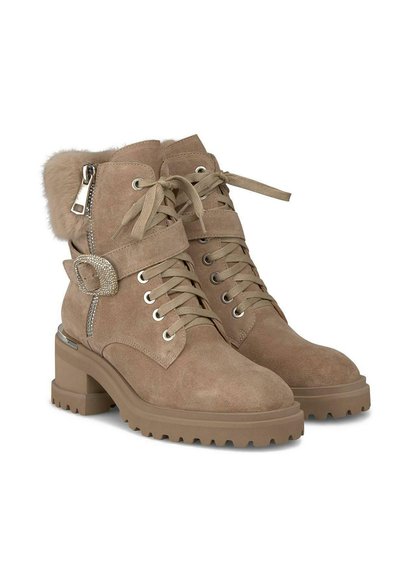 Alma en Pena Stiefel marrón jaspeado/braun meliert