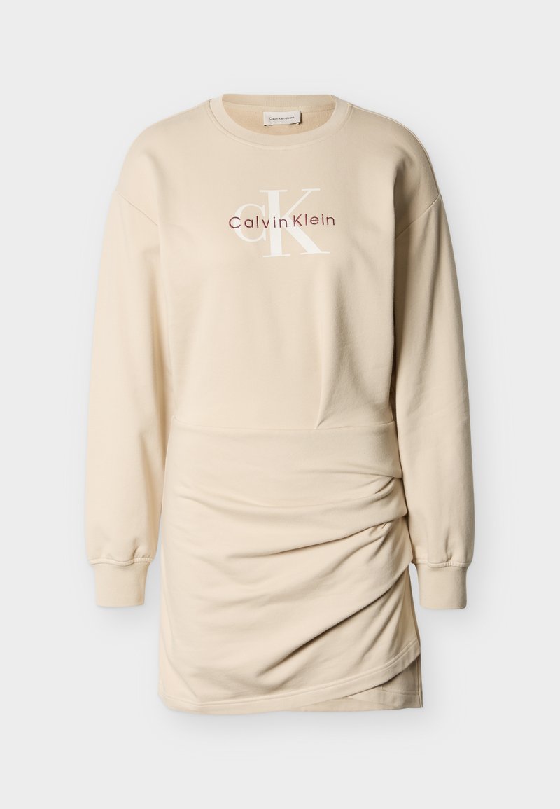 Calvin Klein Jeans Jurk zandkleur