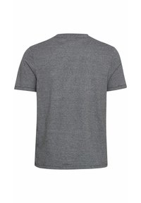 Hall halli lühikeste varrukatega T-särk, ümar kaelus. Kangas on pehme, sileda tekstuuriga ja lihtsa ühevärvilise disainiga, ilma nähtavate mustrite või aksentideta.