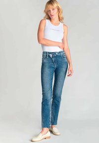 Le Temps Des Cerises PUSH-UP REGULAR  PULP - Jeans Straight Leg - bleu