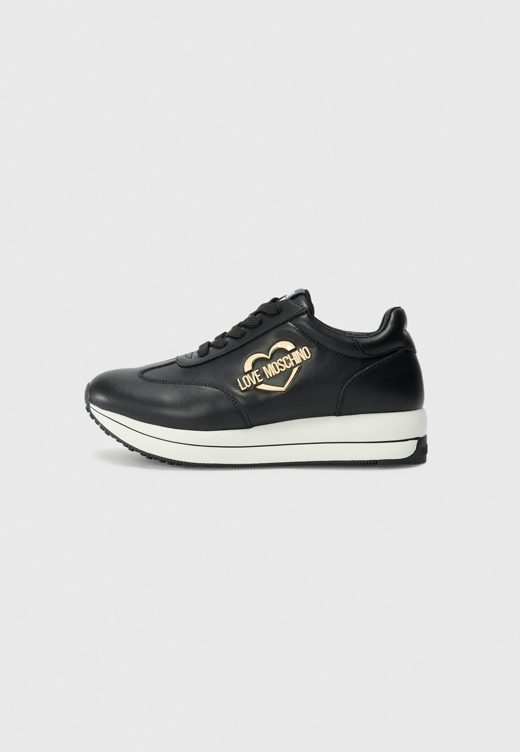 Sneakers Love Moschino Bold Love Donna - Bianco E Nero | Collezione Primavera Estate 2024 - Foto 11
