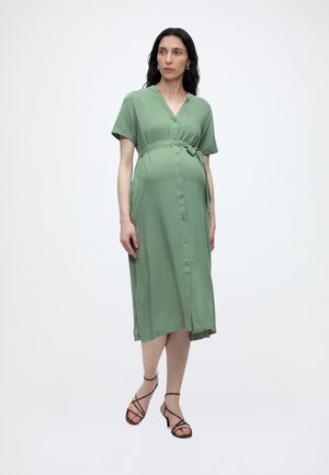 ONLY MATERNITY OLMDENIZIA LIFE V-NECK  - Φόρεμα ημέρας - laurel wreath