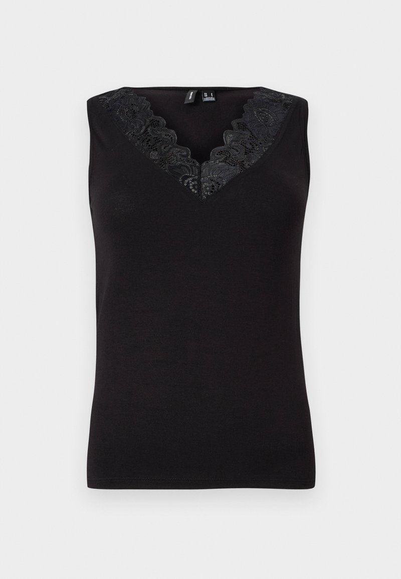 VERO MODA Vmrosi SL V-Neck Top Jrs – Maglia Donna Con Scollo A V – Capo Basic Di Qualità
