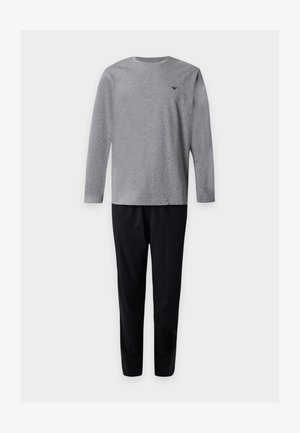 Emporio Armani, Σετ πιτζάμας - grey melange/black