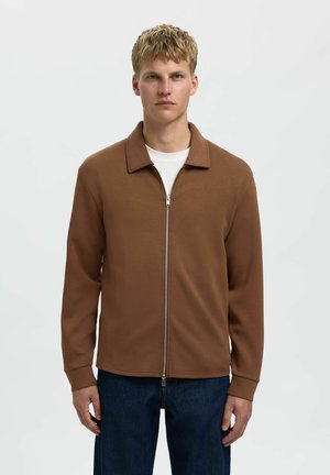 EMANUEL SOFT FULL NOOS - Sweatjacke - soft silt