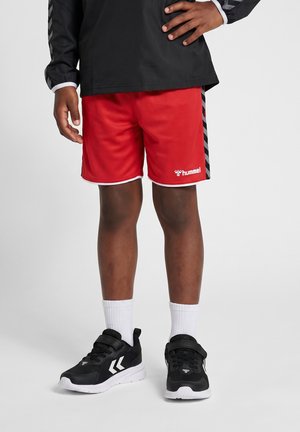 Hummel, AUTHENTIC KIDS POLY SHORTS - Short de sport - red