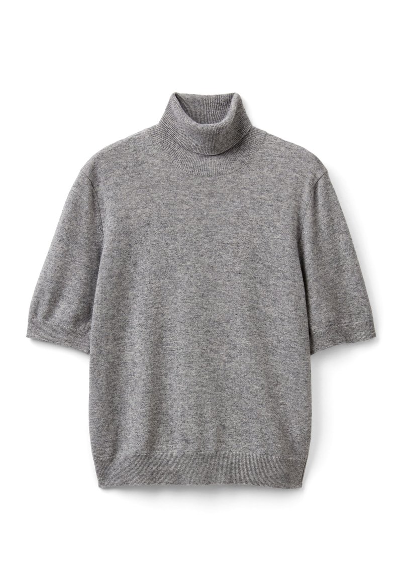 United Colors of Benetton T-shirt basic grijs United Colors of Benetton T-shirt basic grijs