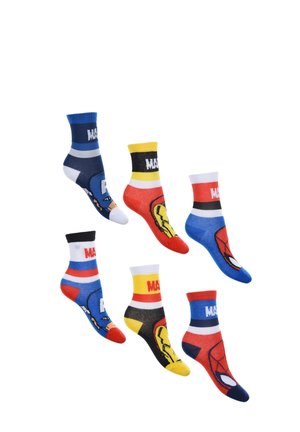 SPIDER-MAN IRON MAN CAPTAIN AMERICA 6ER PACK - Socks - mehrfarbig