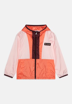 BACK BOWL II HOODED UNISEX - Jachetă de vânt - pink/hot coral/moonvista