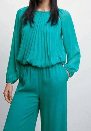 Mango, Pantalon classique - turquoise