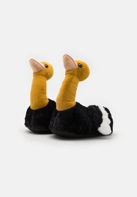 Pier One UNISEX - Domácí obuv - black/yellow