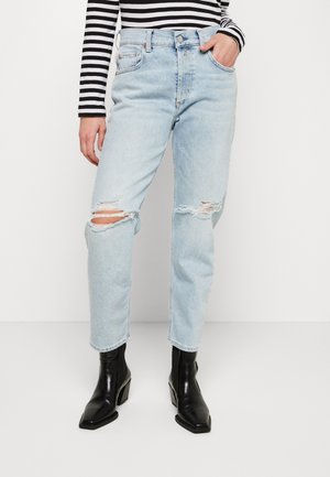 Vaqueros rectos - light-blue denim