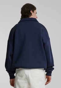 PROHIBITED GRIFFIN HALF-ZIP - Bluză de molton cu fermoar - blue
