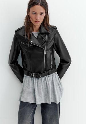 BIKER - Blézer - black