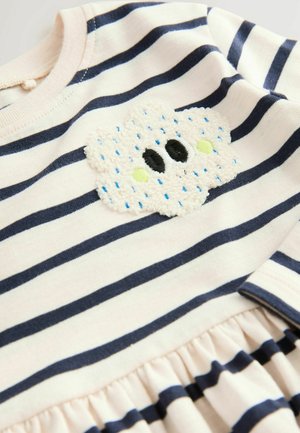 Next REGULAR FIT - LONG SLEEVE EMBELLISHED - Jerseykleid - rainbow stripe