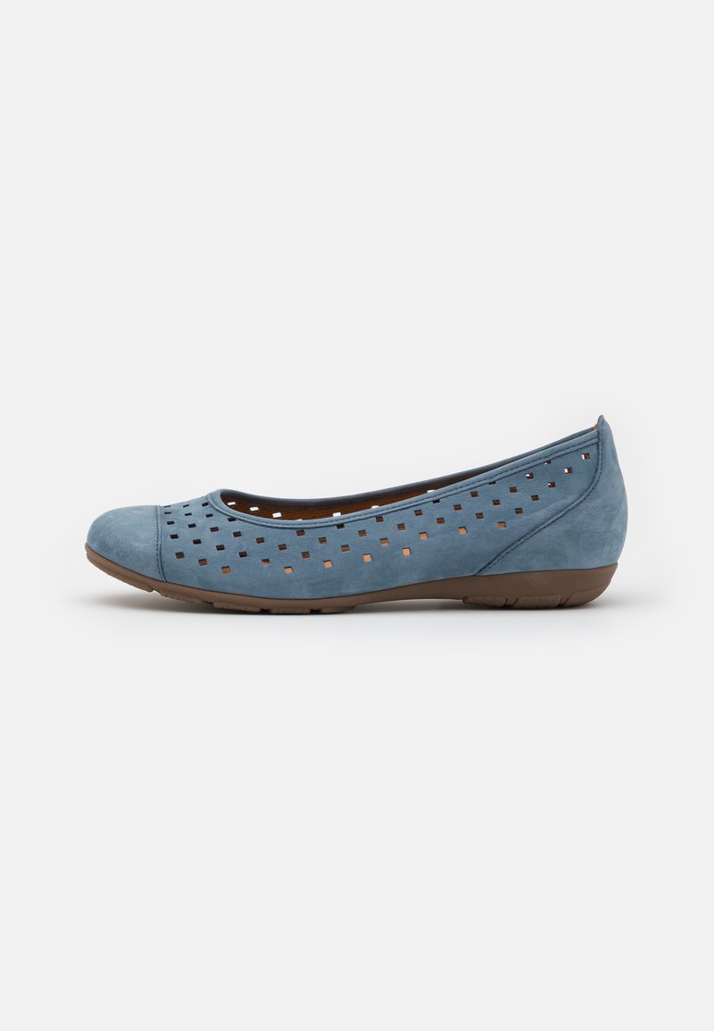 Damen Klassische Ballerinas | Gabor Klassischer Ballerina jeans/blue denim - DY22905 Damen Klassische Ballerinas | Gabor Klassischer Ballerina jeans/blue denim - DY22905