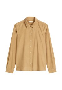 BLOUSE COLLAR LONG SLEEVE SOLID - Chemisier - pure sand