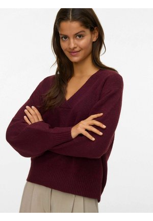 VMBOOM V NECK NOOS - Pullover - winetasting