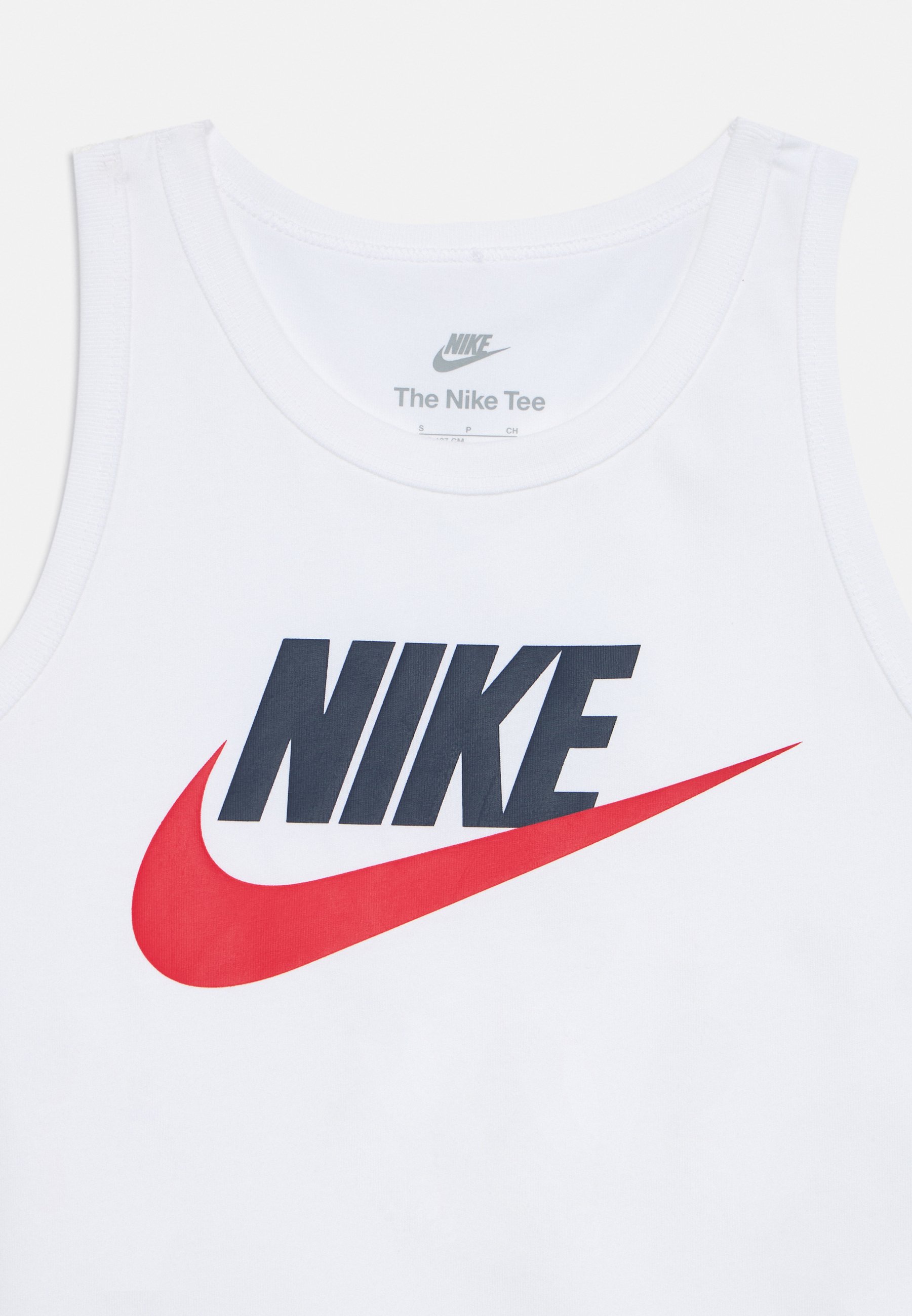 nike red white and blue tank top