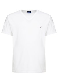 THE ORIGINAL SLIM V NECK  - Trükipildiga T-särk - white