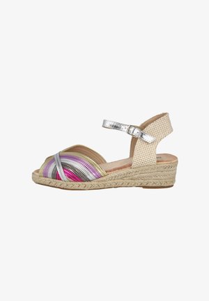 Pink Desert, SANDALIAS CON CUÑA DE CAÑAMO - Sandalias de cuña - multi-coloured