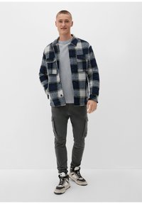 QS MIT RAGLANÄRMELN - Trui - grau meliert