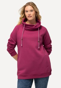 Ulla Popken MIT STEHKRAGEN RAGLANFORM LANGE ÄRMEL  - Mikina - pink