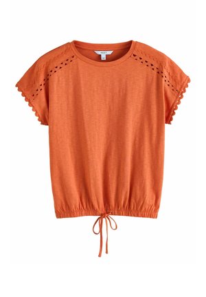REGULAR FIT - SHORT SLEEVE   - Print T-shirt - orange